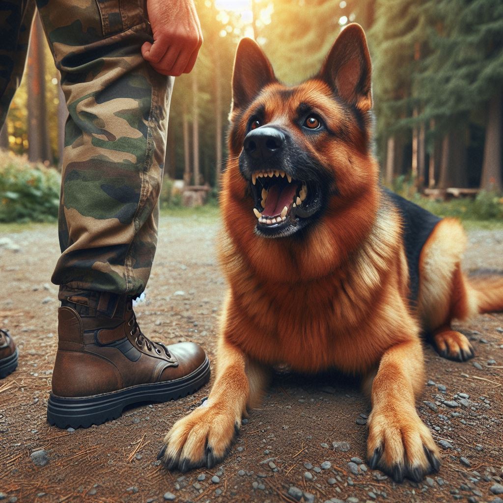 Signs of Aggression in German Shepherd